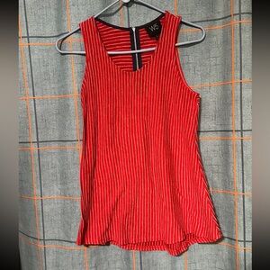 Red striped tank